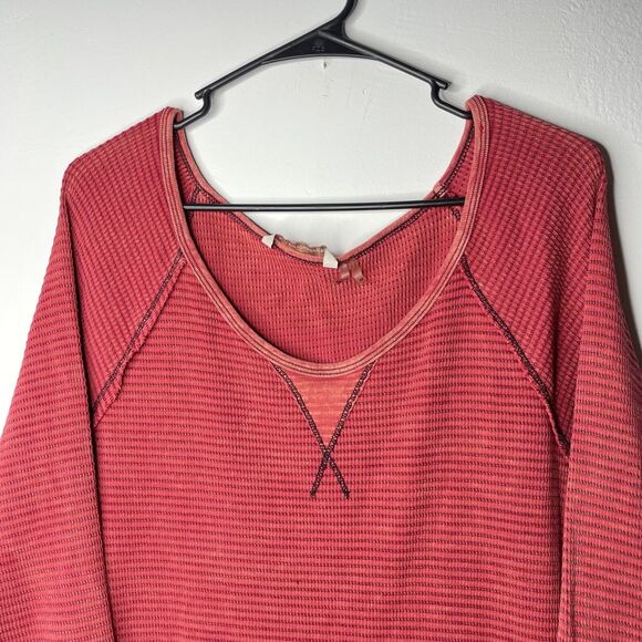 Soft Surroundings Tunic Lagenlook Waffle Knit Wearable Art Statement Sleeve Sz M - Picture 13 of 16